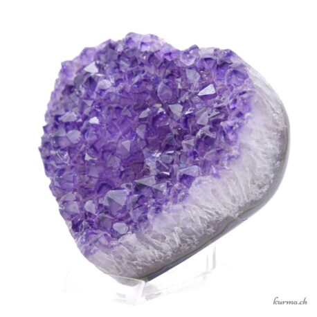 Herz Amethyst - 3 online und in der Kûrma Boutique erhältlich.