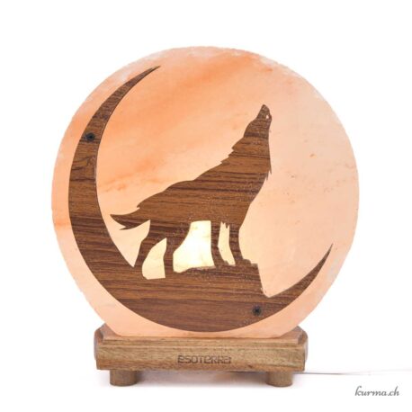 Lampe de sel Loup 5kg - N°-1 disponible en ligne et dans la boutique Kûrma.