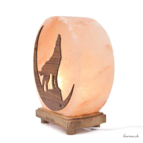 Lampe de sel Loup 5kg - N°-2 disponible en ligne et dans la boutique Kûrma.