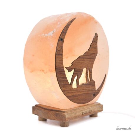 Lampe de sel Loup 5kg - N°-3 disponible en ligne et dans la boutique Kûrma.