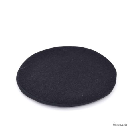 Coussin bol chantant plat Noir 15cm