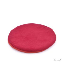 Coussin bol chantant plat Rouge 15cm