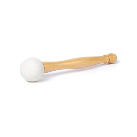 Mailloche pour bol de cristal – Caoutchouc – Blanc –  4cm – N°17390