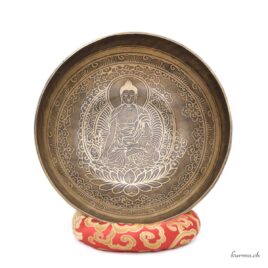 Bol chantant gravé – Bouddha – 25.5cm – N°6900.7