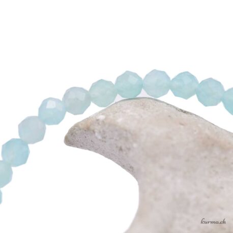 Bracelet Amazonite 4mm Facettes - N°17070.170-2 disponible en ligne et dans la boutique Kûrma.