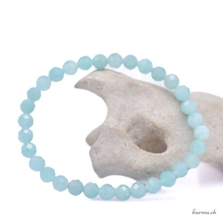 Amazonite 6mm à facettes