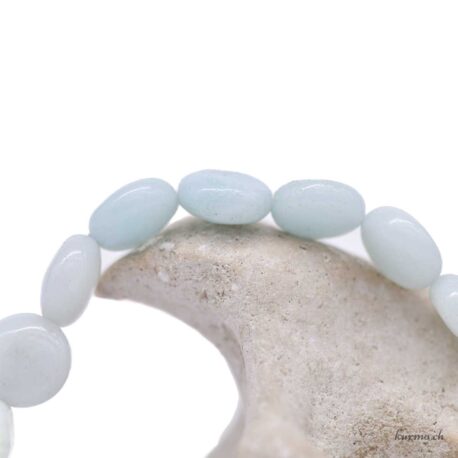 Bracelet Amazonite 8mm Disques - N°17078.170-2 disponible en ligne et dans la boutique Kûrma.