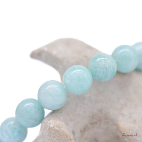 Bracelet Amazonite du Pérou 7.5-8mm - N°17077.170-3 disponible en ligne et dans la boutique Kûrma.