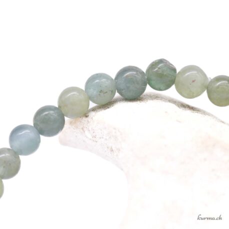 Bracelet Apatite Verte 4mm - N°17155.180-2 disponible en ligne et dans la boutique Kûrma.