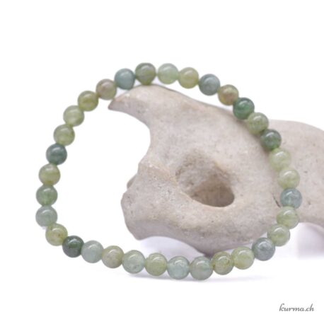 Bracelet Apatite verte 6mm