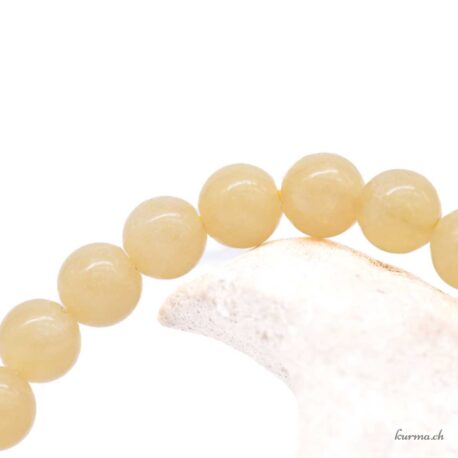 Bracelet Calcite Jaune Foncé 6-6.5mm - N°17141.160-2 disponible en ligne et dans la boutique Kûrma.