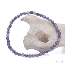 Bracelet Iolite 4mm facettes