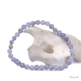 Bracelet Iolite 6mm facettes