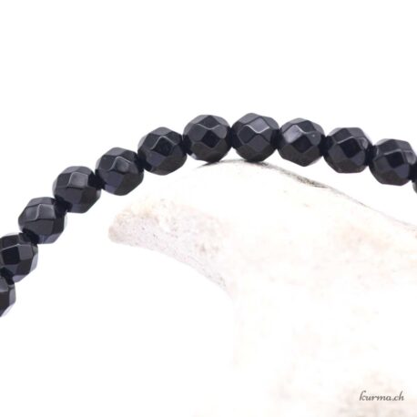 Bracelet Onyx 4mm Facettes - N°17242.170-2 disponible en ligne et dans la boutique Kûrma.