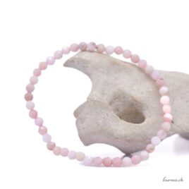 Bracelet Opale des Andes rose 4mm – Facettes – N°17083