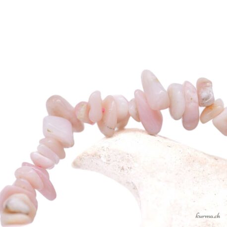 Bracelet Opale des Andes Rose Eclat 8-12mm - N°17081.170-2 disponible en ligne et dans la boutique Kûrma.