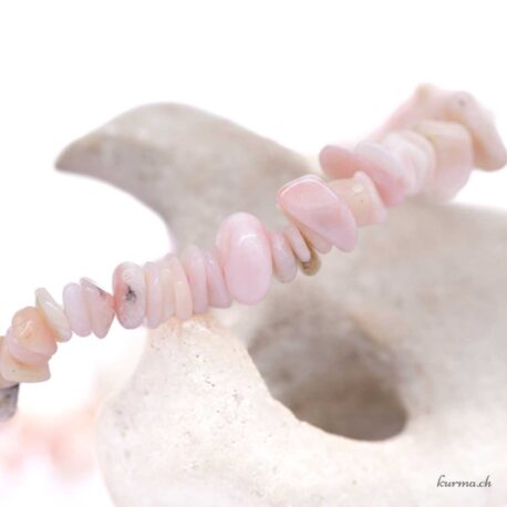 Bracelet Opale des Andes Rose Eclat 8-12mm - N°17081.170-3 disponible en ligne et dans la boutique Kûrma.