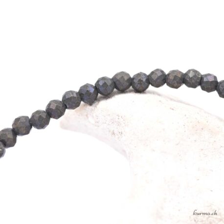 Bracelet Pyrite 4mm Facettes - N°17253.170-2 disponible en ligne et dans la boutique Kûrma.