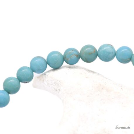 Bracelet Turquoise 5mm - N°17296.180-2 disponible en ligne et dans la boutique Kûrma.