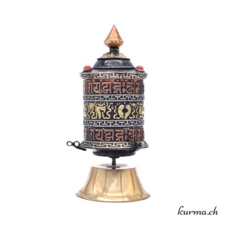 Moulin à prière Table-10 disponible dans la boutique en ligne Kûrma. Votre magasin de pierre et minéraux en suisse