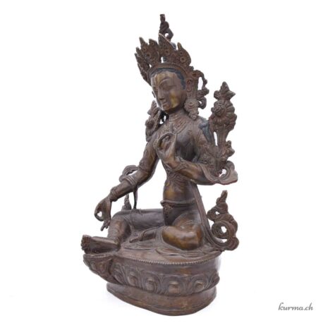 Statue der weißen Tara - Bronze - 34cm