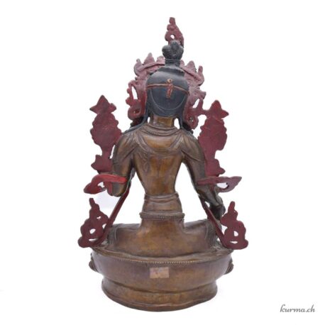 Statue der weißen Tara - Bronze - 34cm