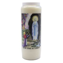 Bougies Neuvaine –  Notre Dame de Lourdes – N°17715