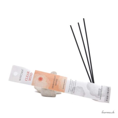 Encens d'Auroville Aromathérapie Clear Mind 5x 10sticks - N°17783-1 disponible en ligne et dans la boutique Kûrma.