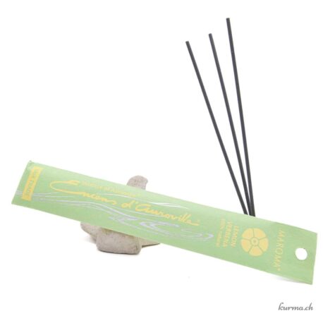 Encens d'Auroville Citron Verveine 5x 10sticks - N°17761-1 disponible en ligne et dans la boutique Kûrma.