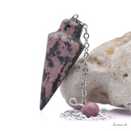 Pendule Rhodonite – Goutte – N°17445