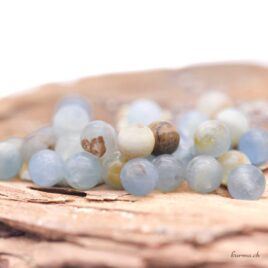 Perles Calcite bleue 6mm