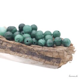 Perles Malachite claire 4mm