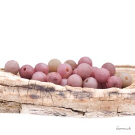 Perles Rhodonite rose 4.5mm