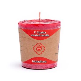 Bougie votive - 1er chakra