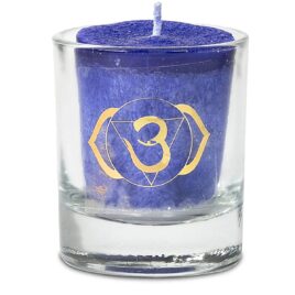 Bougie votive - 6ème chakra - Dans un coffret cadeau