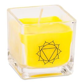 Bougie parfumée en cire de colza - 3ème chakra