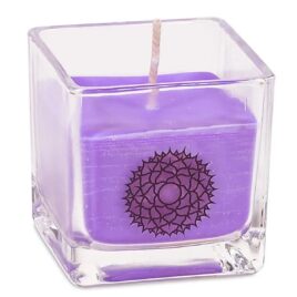 Bougie parfumée en cire de colza - 7ème chakra