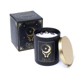 Bougie d'intention en verre avec couvercle - Purifying Moon - 200g