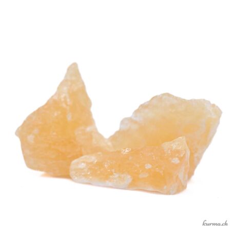 Pierre brut Calcite Orange S - N°-1 disponible en ligne et dans la boutique Kûrma.