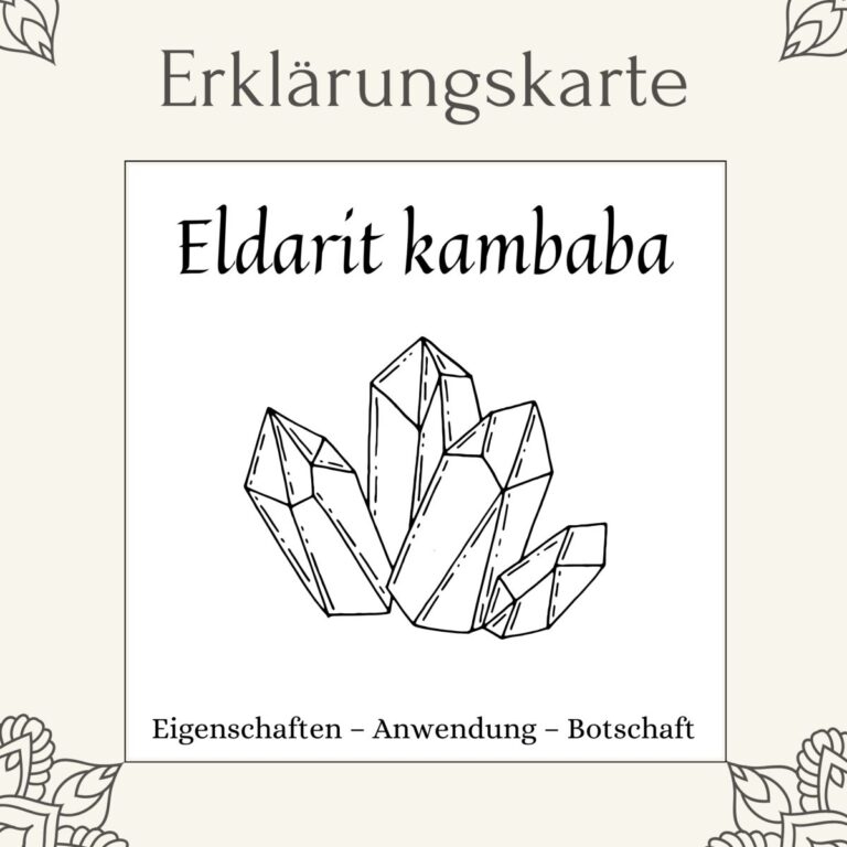 Lithotherapie-Karte Eldarit Kambaba