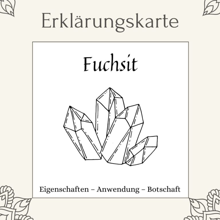 Lithotherapie-Karte Fuchsite