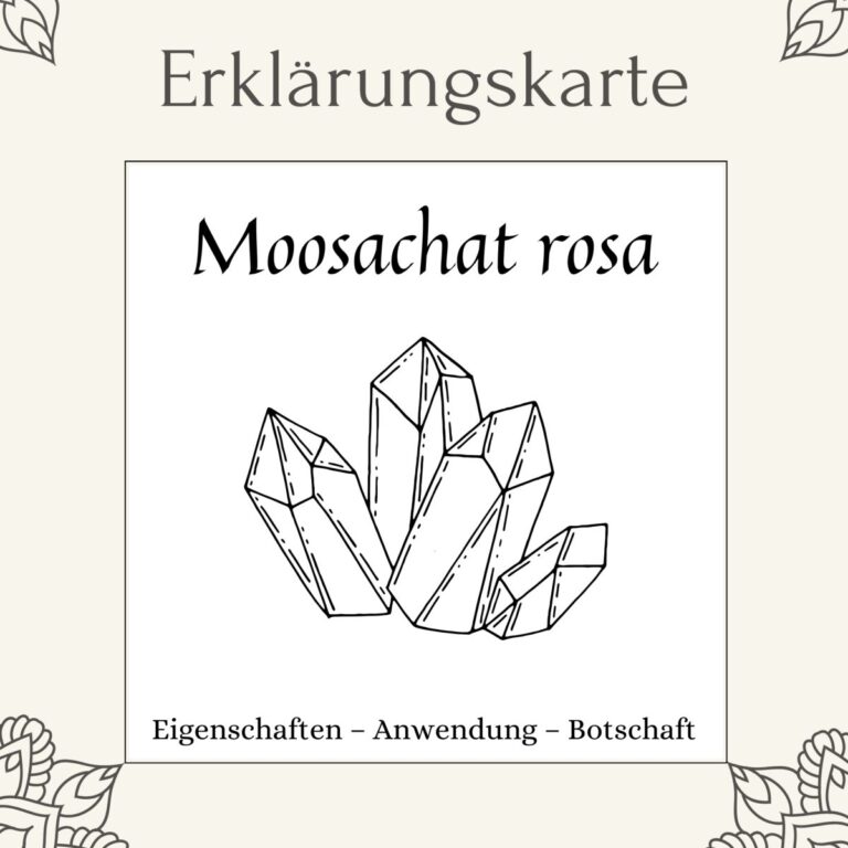 Lithotherapie-Karte Rosenmoosachat