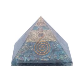 Orgonite - Pyramide 6cm - Rubis et Cyanite