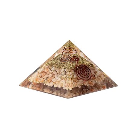 Orgonit - Pyramide 5cm - Sonnenstein - Sonnensymbol