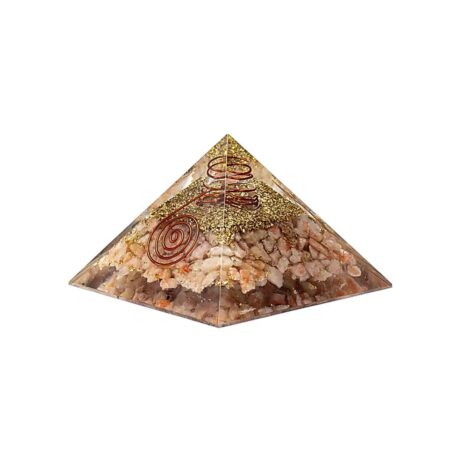 Orgonit - Pyramide 5cm - Sonnenstein - Sonnensymbol