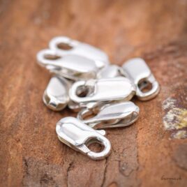 Mousqueton homard 11.6x4.3mm - Argent 925