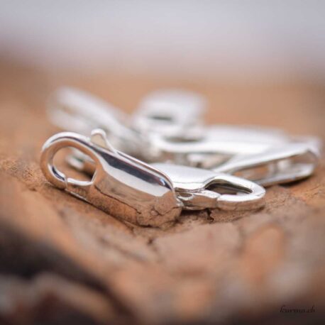 Mousqueton homard 11.6x4.3mm - Argent 925