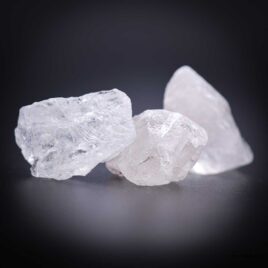 Cristal de roche - Pierre brute de poche - Taille L