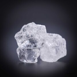 Cristal de roche - Pierre brute de poche - Taille M