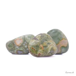 Rhyolite verte - Pierre roulée - Taille S